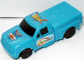 Blue Pickup Vehicle